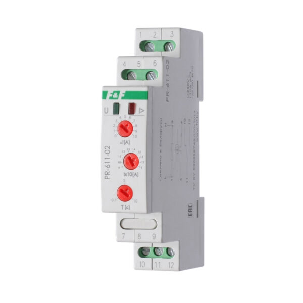 PR-611-02 90-180 А, регулируемая задержка отключения