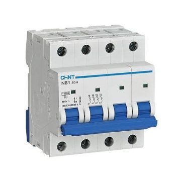 179911 Авт. выкл. NB1-63H 4P 2А 10кА х-ка C (R)