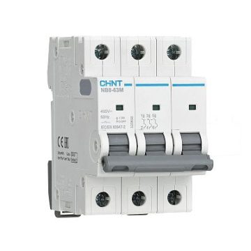 320834 Авт. выкл. NB8-63M 3P 50А 10кА х-ка L без тепл. расцеп. (R)