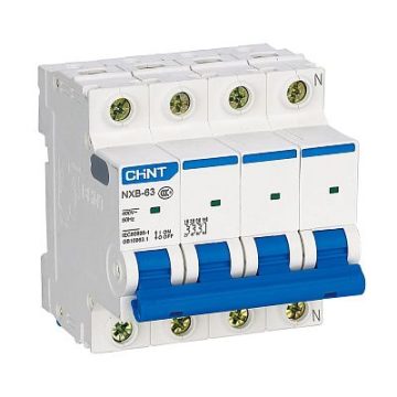 813917 Авт. выкл. NXB-63H 4P 1А 10кА х-ка D (R)