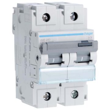 Автоматический выключатель 80/2/С (10кА) Hager HMF280 Автоматический выключатель 80/2/С (10кА) Hager HMF280