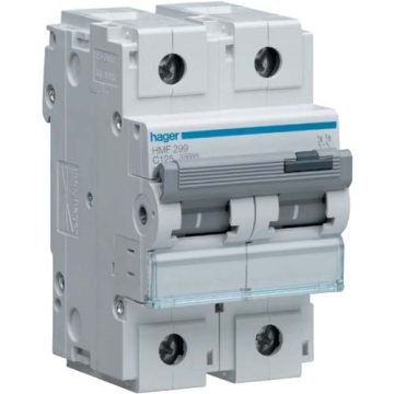 Автоматический выключатель 125/2/С (10кА) Hager HMF299 Автоматический выключатель 125/2/С (10кА) Hager HMF299